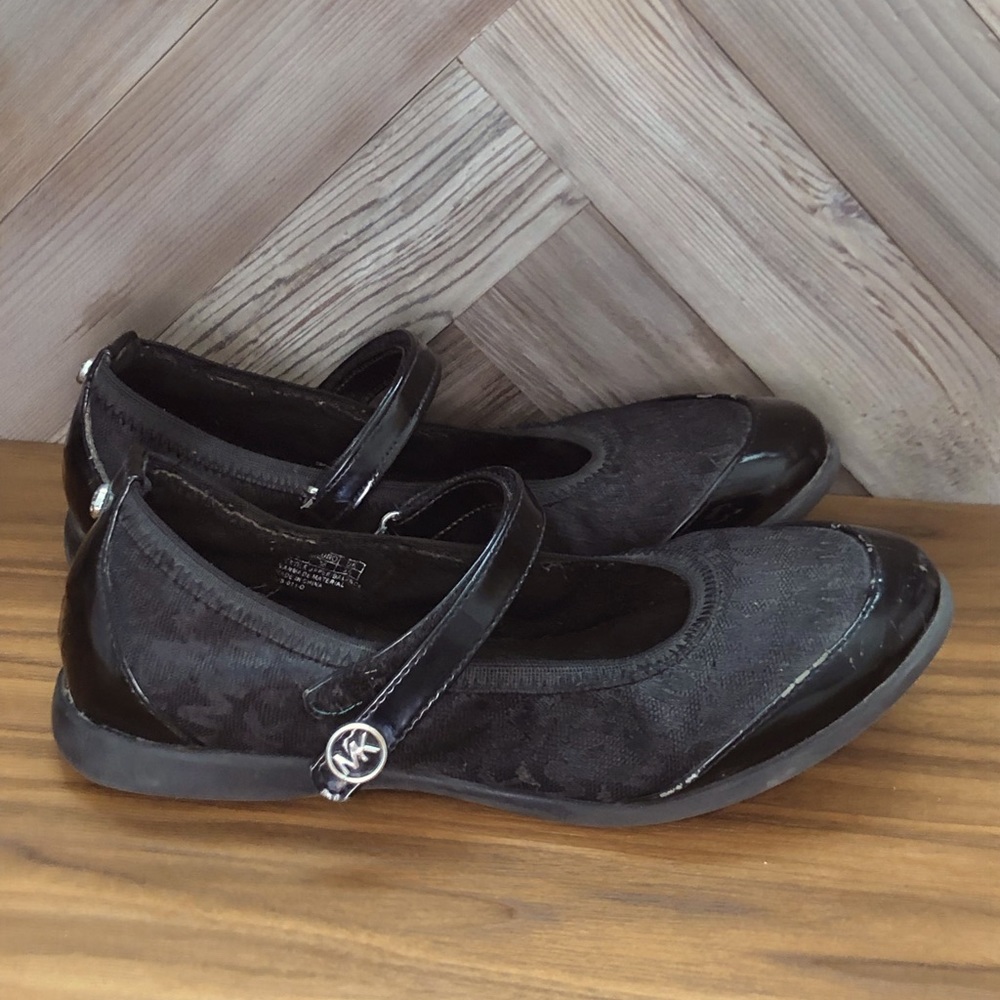 Kids Michael Kors Black Flats